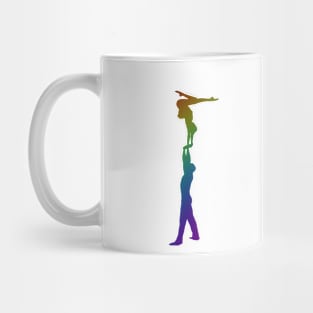 Acrobatic mixed-pair Mug